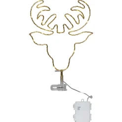 LED boomtop Topsy, hertenkop batterijvoeding