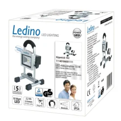 LED bouwspot Köpenick 102 magneetvoet 2,2 Ah 10W