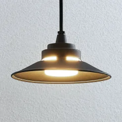 LED buiten hanglamp Cassia, donkergrijs