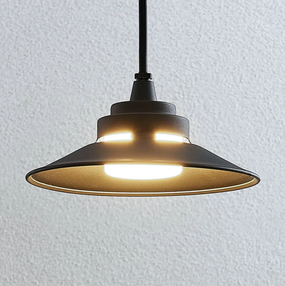 LED buiten hanglamp Cassia, donkergrijs