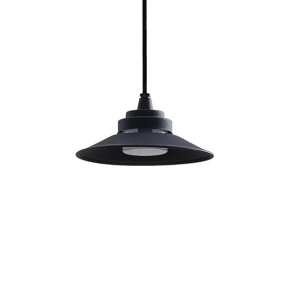LED buiten hanglamp Cassia, donkergrijs
