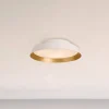 LED buiten plafondlamp Boop! Ø37cm wit/goud