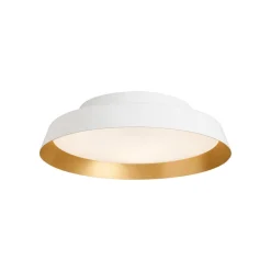 LED buiten plafondlamp Boop! Ø37cm wit/goud
