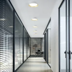 LED buiten plafondlamp Boop! Ø37cm wit/goud