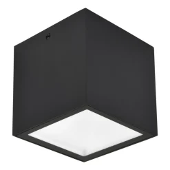 LED buiten plafondlamp Gemini XS, 3.000 K, zwart