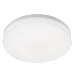 LED buiten plafondlamp Trigo met sensor, wit