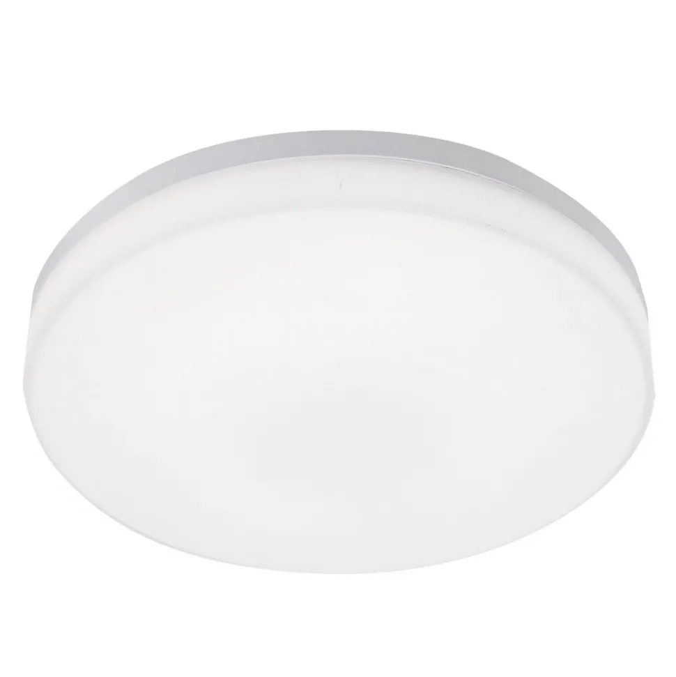 LED buiten plafondlamp Trigo met sensor, wit