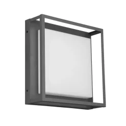 LED buiten plafondlamp Witham IP54, CCT, antraciet