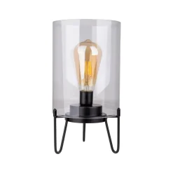 LED buiten sfeerlamp Lonna, batterij, glas, metaal