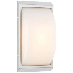 LED buiten wandlamp 052, roestvrij staal, glas, bewegingsmelder