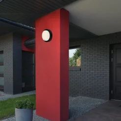 LED buiten wandlamp 3765015, sensor, zwart