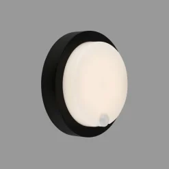 LED buiten wandlamp 3765015, sensor, zwart