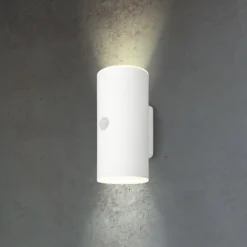 LED buiten wandlamp 3787016, wit, sensor, omhoog/omlaag