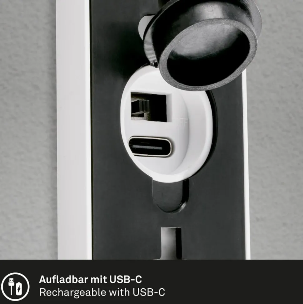 LED buiten wandlamp 3787016, wit, sensor, omhoog/omlaag