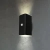 LED buiten wandlamp 3788015, zwart, sensor, omhoog/omlaag