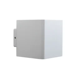 LED buiten wandlamp Aaron, wit, IP54, omhoog/omlaag