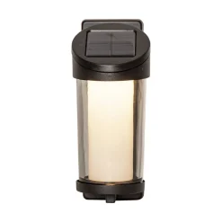 LED buiten wandlamp Alippa, zwart Hoogte 21 cm metaal