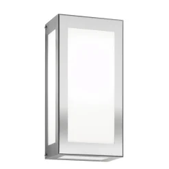 LED buiten wandlamp Aqua Rain, roestvrijstaal