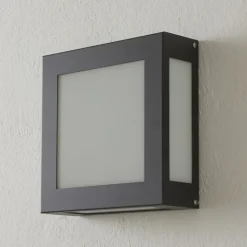 LED buiten wandlamp Aqua Legendo, antraciet