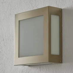 LED buiten wandlamp Aqua Legendo, roestvrijstaal