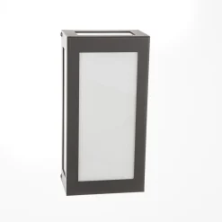 LED buiten wandlamp Aqua Rain, antraciet