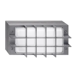 LED buiten wandlamp Bliz LED Guard, 3.000K, grijs