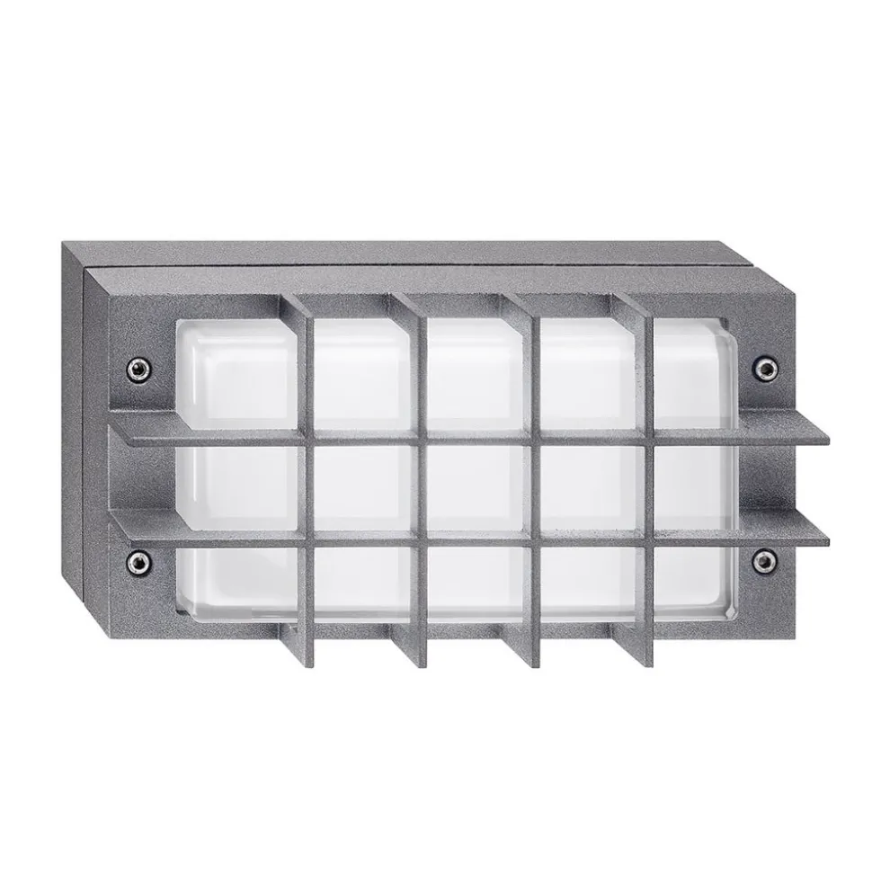 LED buiten wandlamp Bliz LED Guard, 3.000K, grijs