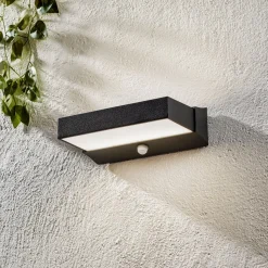 LED buiten wandlamp Cuando met bewegingsmelder