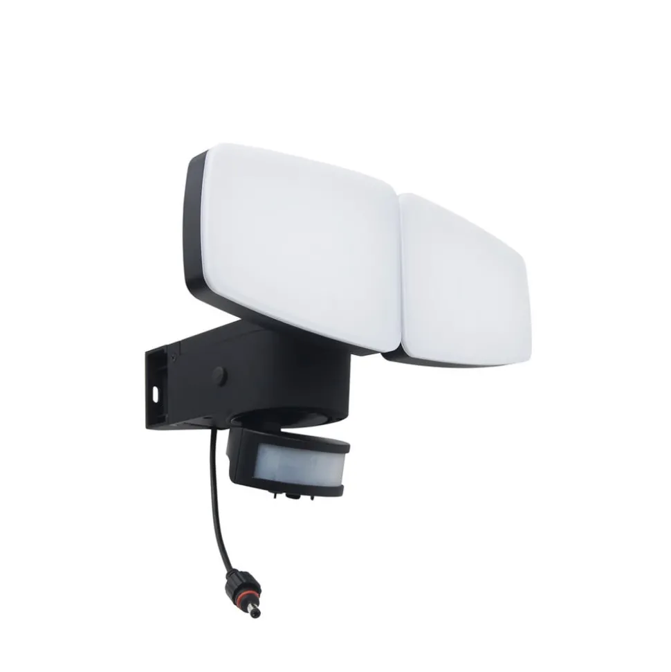 LED buiten wandlamp Duplex, 2-lamps, hoekmontage