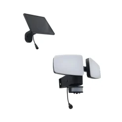 LED buiten wandlamp Duplex, 2-lamps, hoekmontage