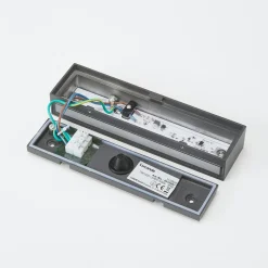 LED buiten wandlamp Elvira, antraciet, metaal, warmwit, IP65