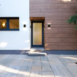 LED buiten wandlamp Fold, 15 X 21cm, zwart