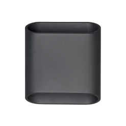 LED buiten wandlamp, grafiet, up & down, CCT, dimbaar, aluminium