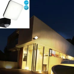 LED buiten wandlamp Jaro, sensor, 1-lamp