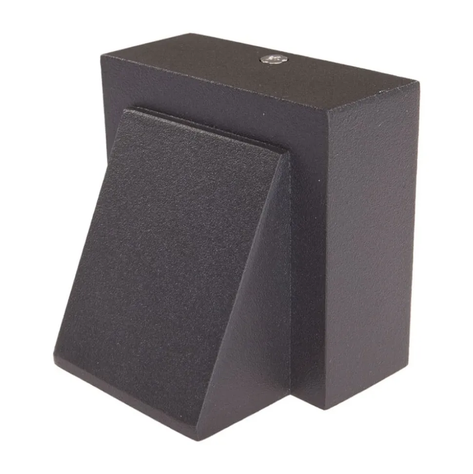 LED buiten wandlamp Marik, antraciet, metaal, IP54