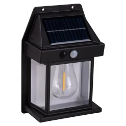 LED buiten wandlamp Mira, sensor, zwart, set van 2 IP44