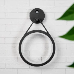 LED buiten wandlamp Mirco met sensor, ringvormig