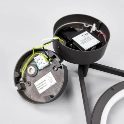 LED buiten wandlamp Mirco met sensor, ringvormig