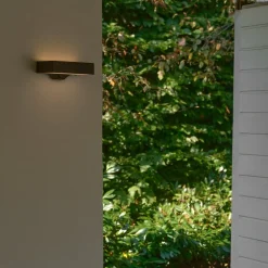 LED buiten wandlamp Monay Square, zwart, IP44