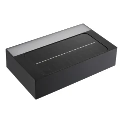 LED buiten wandlamp Monay Square, zwart, IP44