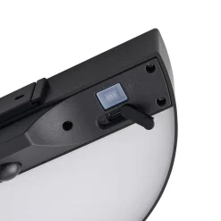 LED buiten wandlamp Monay Round, zwart, IP44