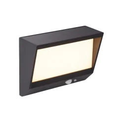 LED buiten wandlamp op zonne-energie 67418BK