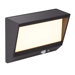 LED buiten wandlamp op zonne-energie 67418BK