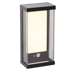 LED buiten wandlamp op zonne-energie 67419BK