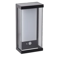 LED buiten wandlamp op zonne-energie 67419BK
