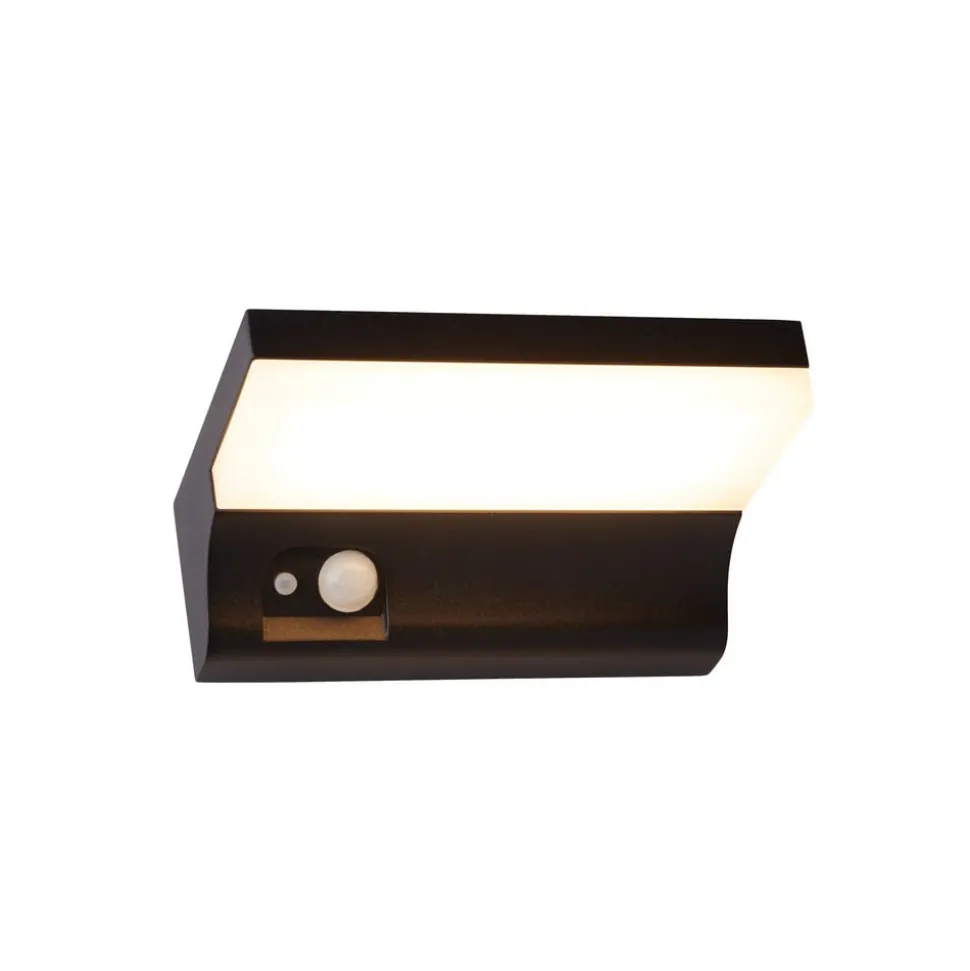 LED buiten wandlamp op zonne-energie 67417BK