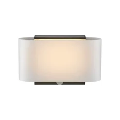 LED buiten wandlamp Piola, kunststof, sensor