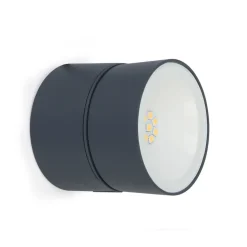 LED buiten wandlamp Trumpet, Ø 9,4 cm