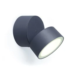 LED buiten wandlamp Trumpet, Ø 9,4 cm