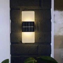 LED buiten wandlamp Wally, 20x8 cm wit mat CCT